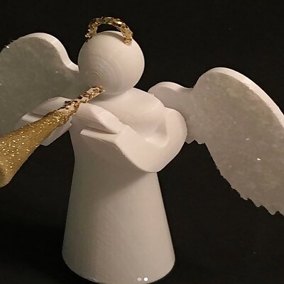 Angel Ornament with Trumpet