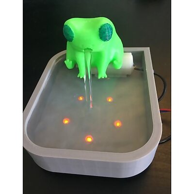 Fred the Frog Fountain