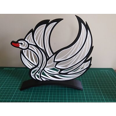 Quilling Swan Stand Remix