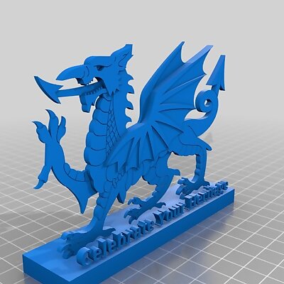 Welsh Dragon wstand and Celebrate Your Heritage