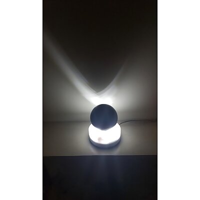 Light evolving lamp