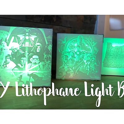 DIY Lithophane Light Box