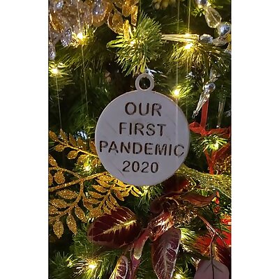 Pandemic Christmas Ornament