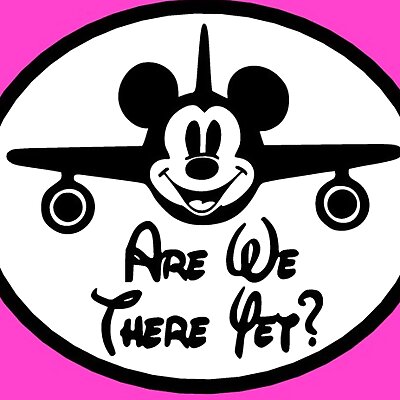 Mickey Plane Fridge Magnet