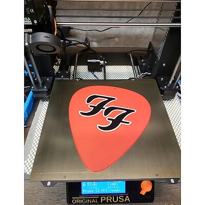 giant foo fighters multicolor guitar pick