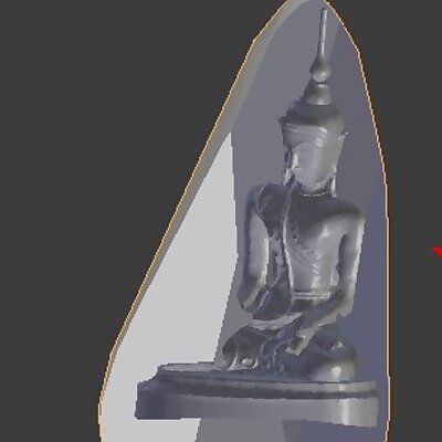 Buddha II Optical Illusion Mould Stand
