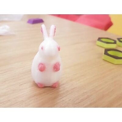 Standing Rabbit dual extrusion edition