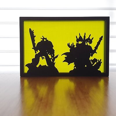 Warhammer silhouette art