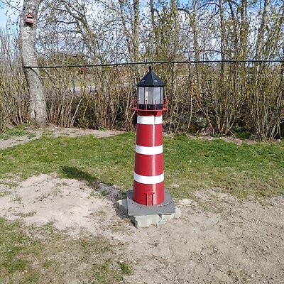 Lighthouse fyr from Närsholmen in Gotland Sweden