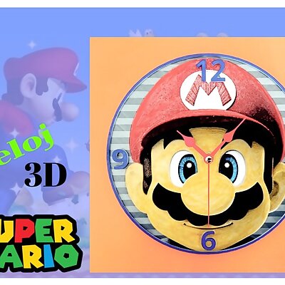 Reloj Mario 3D