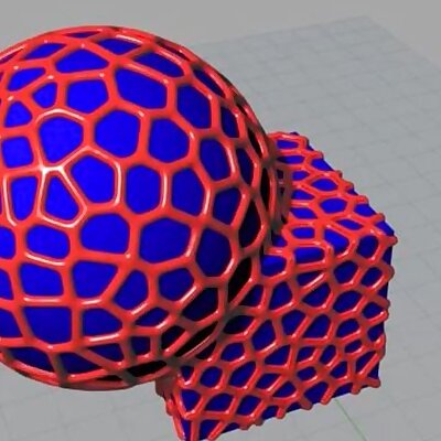 Voronoi Mesh over ANY surface