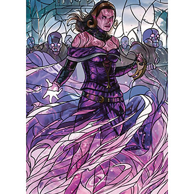 Liliana Dreadhorde General  stained glass  litho