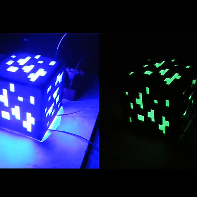 Minecraft  Glowing Cube