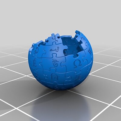 Wikipedia Complete Full Printable Globe