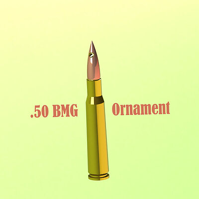 50 BMG Ornament