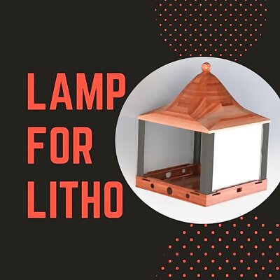 Lamp for lithophane photography