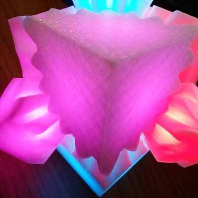 BlinkyCube  RGB addressable lights in the gear cube