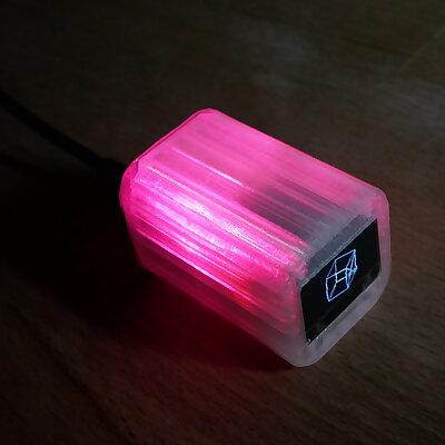 OLED Display and Desk Decoration Cube Arduino Nano  neopixel  SSD1306