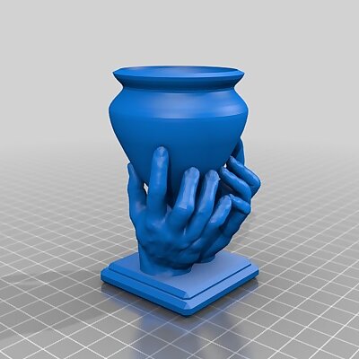 Hand Holding Cup 2  Repaired