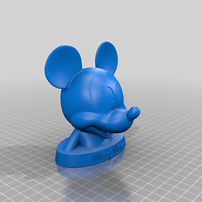Mickey Bust with Base