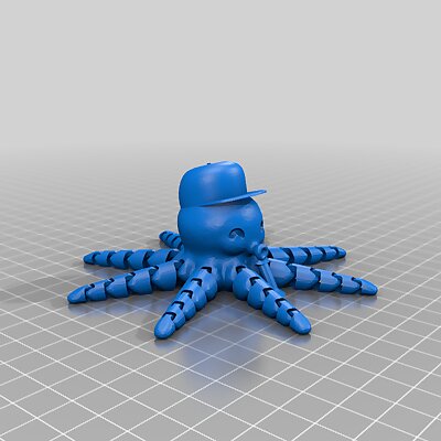 Cute Mini Octopus With A Cap