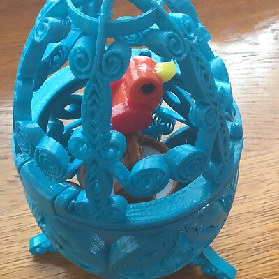 Bird in Cage  Quilling style