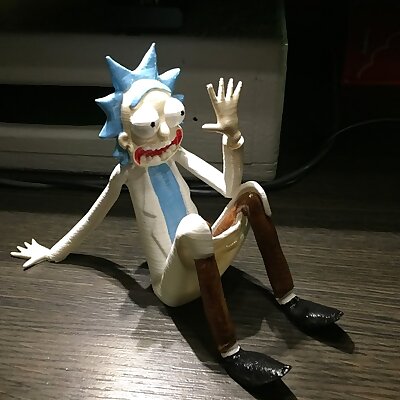 Rick and Morty phone stand