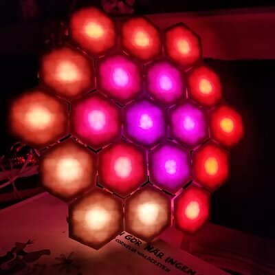 Hexalenses  Hexagonal Articulated LEDs Of Arbitrary ShapeSize