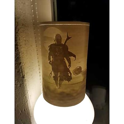 Mandalorian Star Wars Lithophane