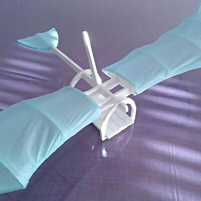 Leonardo da Vinci inspired glider  single stl per part
