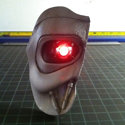Terminator ring holder for LED eyes