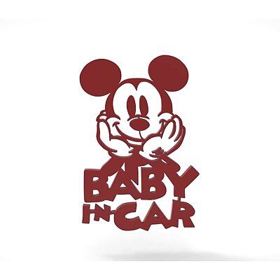 Mickey Baby in Car Decoration