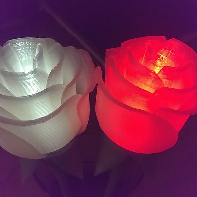 Lightup Rose with Stem pluggable