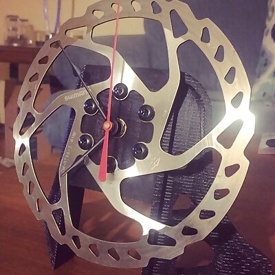 Mountain bike rotor Clock