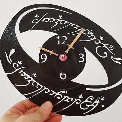 Reloj vinilo The Lord of the Rings