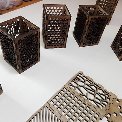 Laser Cut Candle Holders new designs