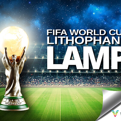 FIFA World Cup Lithophane Lamp