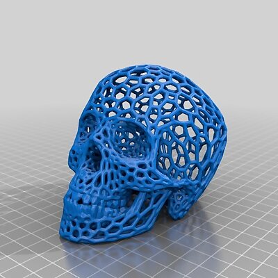 Voronoistyle Skull with no supports