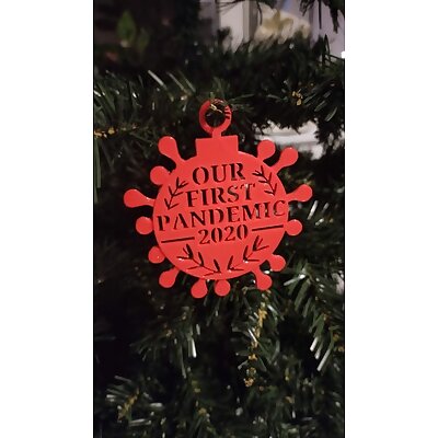 Our First Pandemic 2020 Christmas Ornament