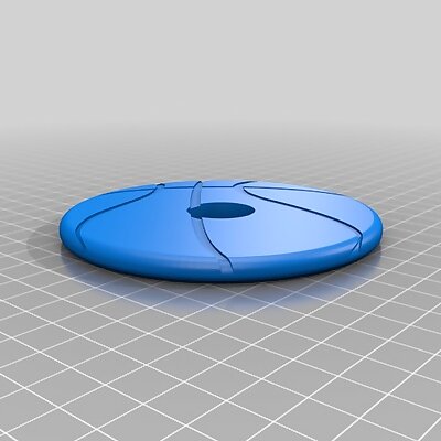Simple Solid Basketball Spinner