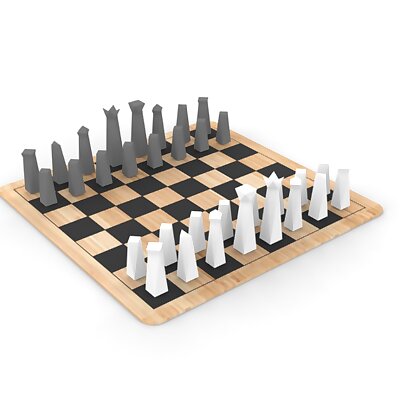 Chess game poligonal