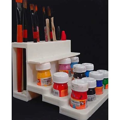 Paint rack politec 20 ml with rack brushes