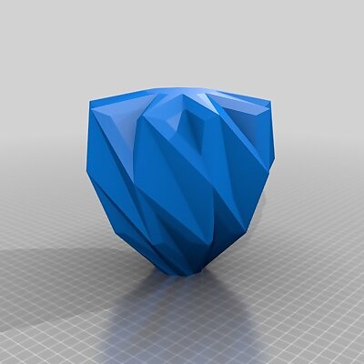 large Low poly vase