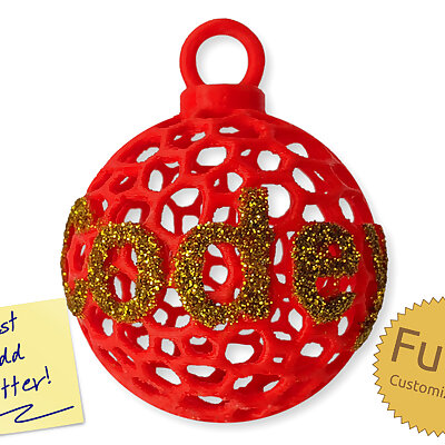 Personalised Voronoi Sphere Christmas Bauble Decoration
