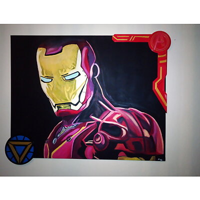 Canvas Frame Ironman