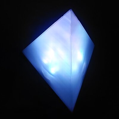 Tetrahedron RGB lamp