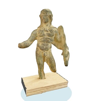 Statuette bronze hercule