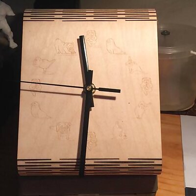 the plywood clock