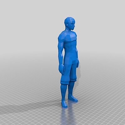 Low Poly Man Relaxed Pose