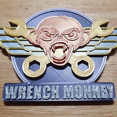 Monkey Wrench Challenge Coin